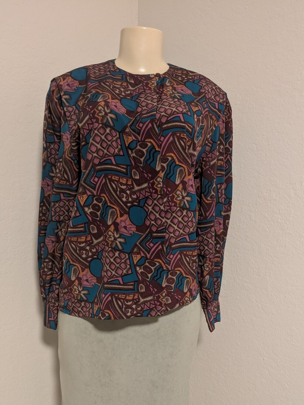 Harve Benard Multicolored Long Sleeve PM Top